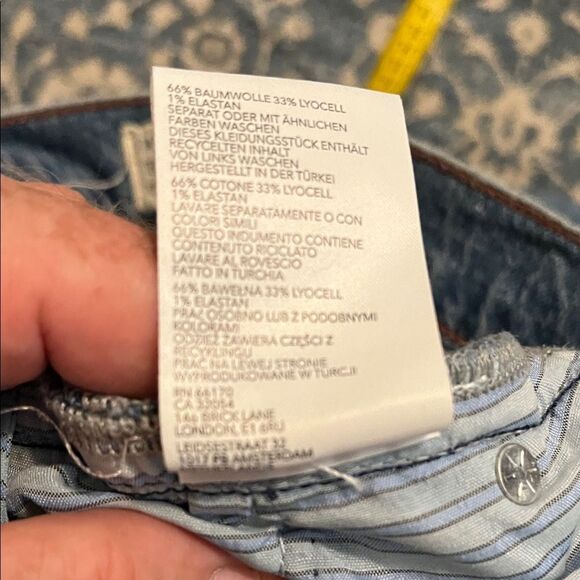 Anthropologie SWK See Worn Kept The Girlfriend Distressed Classic Denim Jeans - Picture 16 of 16